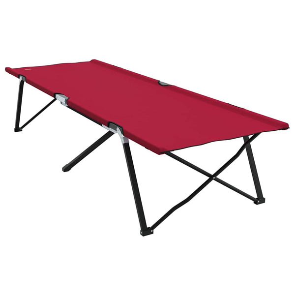 Taitettava leirintävuode 2 kpl Punainen 206 x 76 x 74 cm