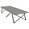 Taitettava leirintävuode 2 kpl Harmaa 206 x 76 x 74 cm