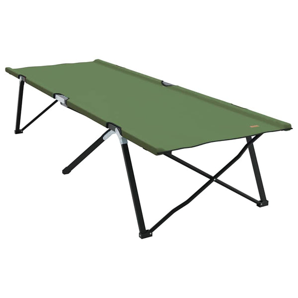 Taitettava leirintävuode 2 kpl Vihreä 206 x 76 x 74 cm