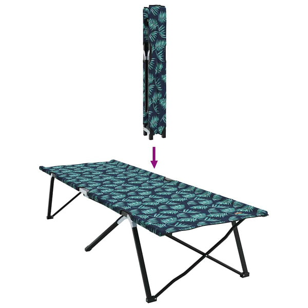 Taitettava leirintävuode Lehti 2 kpl Metsä 206 x 76 x 74 cm