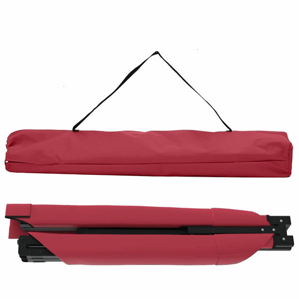Taitettava leirintävuode 2 kpl Punainen 193 x 69 x 45 cm