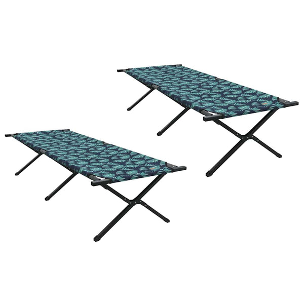 Taitettava leirintävuode Lehti 2 kpl Metsä 210 x 80 x 46 cm