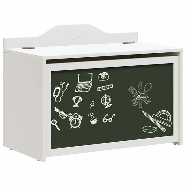 Leikkikaluarkku Valkoinen 73 x 33 x 55 cm Tekninen puu