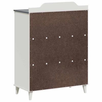 Liitutaulu kaappi hyllyllä harmaa ja valkoinen Tekninen puu