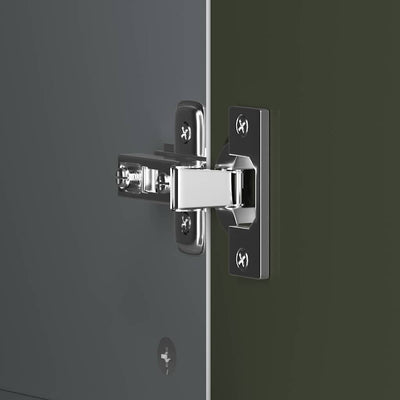 Harmaa ja valkoinen liitutaulu vaatekaappi ovella Serenela (puinen)