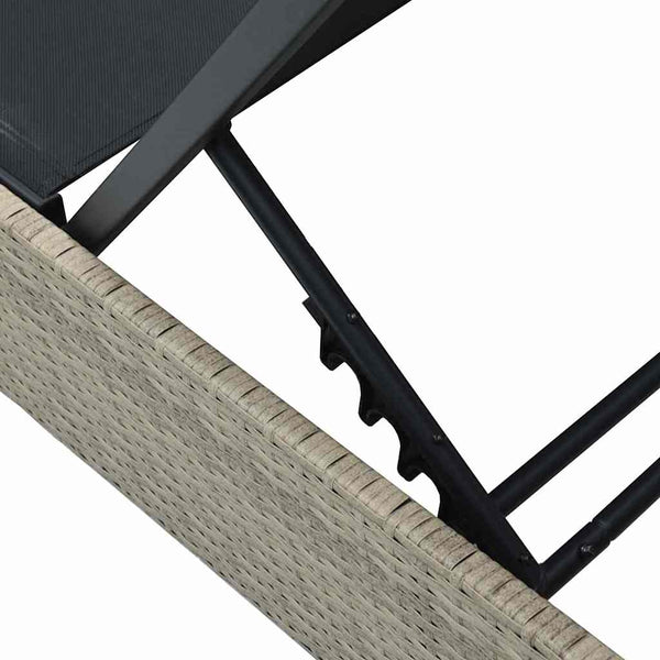 Aurinkotuoli Beige 200,5 x 70 x 75 cm polyrottinki