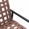 Musta puutarhan tuoli Crane 79x56x73.5cm (2 pcs polyrottinki)