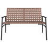 Musta puutarhan tuoli Enar 113x79x75cm (polyrottinki)