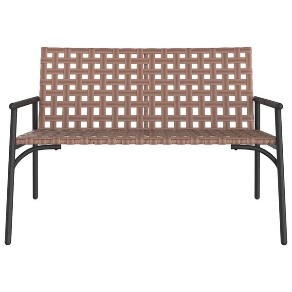 Musta puutarhan tuoli Enar 113x79x75cm (polyrottinki)