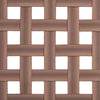Piharuokailu setti 4 pcs Ruskea polyrottinki