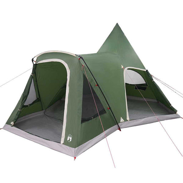 Teepee-teltta 5-henkilölle 5 hengelle Vihreä
