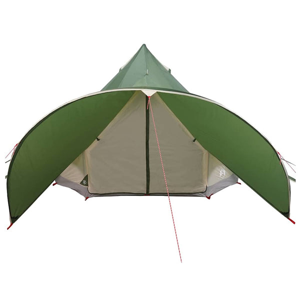 Teepee-teltta 3-hengen 3 hengelle Vihreä ja Harmaa