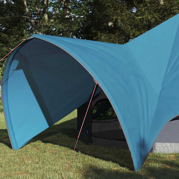 Teepee-teltta 3-hengen 3 hengelle Sininen ja harmaa
