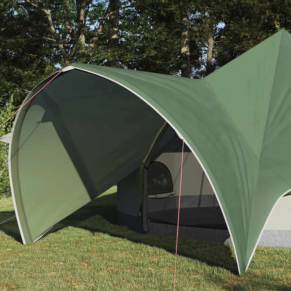 Teepee-teltta 5-henkilölle 5 hengelle Vihreä ja Harmaa