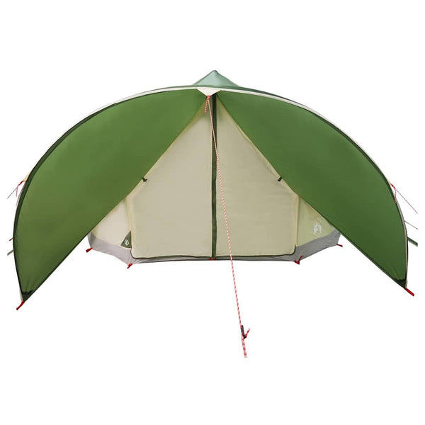 Teepee-teltta 9-hengen 9 hengelle Vihreä ja Harmaa