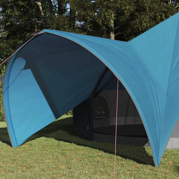 Teepee-teltta 9-hengen 9 hengelle Sininen ja harmaa