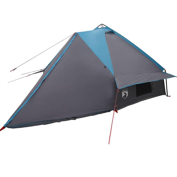 Teepee-teltta 8-henkiselle 8 hengelle Sininen ja harmaa