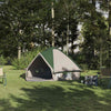 Teepee Teltta 4-Hengen 4 hengelle Vihreä ja Harmaa