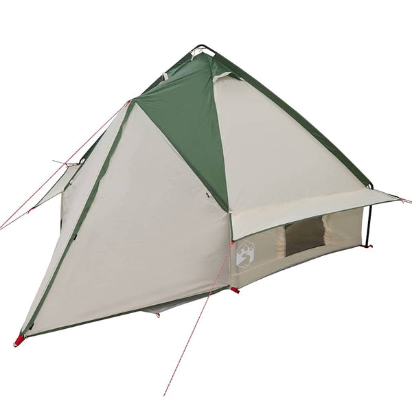 Teepee Teltta 4-Hengen 4 hengelle Vihreä ja Harmaa