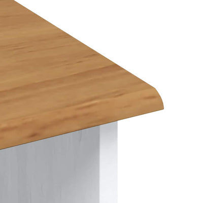 Häkkis hyllyllä ASKIM Valkoinen 91 x 40 x 200.5 cm Täysi Mänty