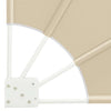 Parvekkeen yksityisyyden suoja Beige 115 x 115 cm kangas