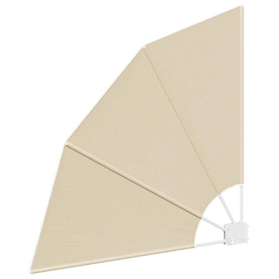 Parvekkeen yksityisyyden suoja Beige 115 x 115 cm kangas