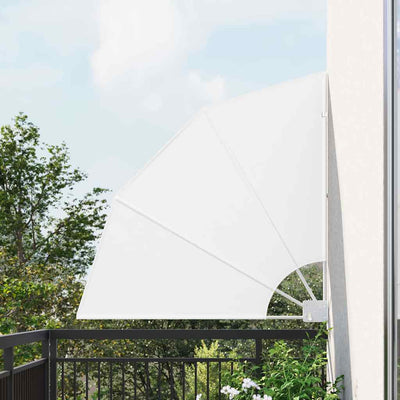 Valkoinen parvekkeen yksityisyyden suoja Eustasiu 115x115cm (kangas)