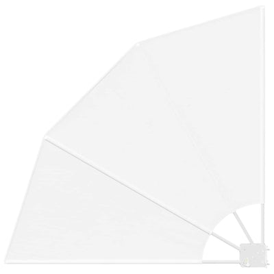 Valkoinen parvekkeen yksityisyyden suoja Eustasiu 115x115cm (kangas)