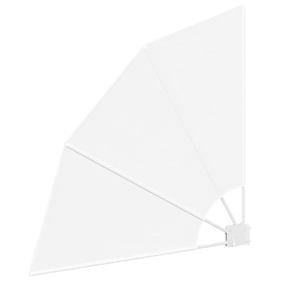 Valkoinen parvekkeen yksityisyyden suoja Eustasiu 115x115cm (kangas)