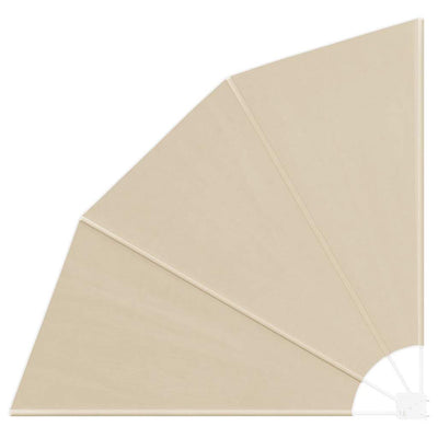 Parvekkeen yksityisyyden suoja Beige 160 x 160 cm kangas