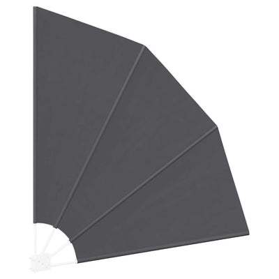 Parvekkeen yksityisyyden suoja Musta 160 x 160 cm kangas