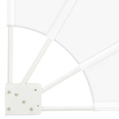 Valkoinen parvekkeen yksityisyyden suoja Faustica 160x160cm (kangas)