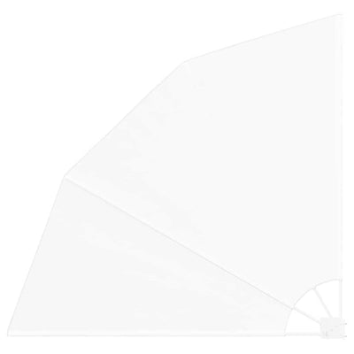 Valkoinen parvekkeen yksityisyyden suoja Faustica 160x160cm (kangas)