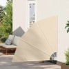 Parvekkeen yksityisyyden suoja Beige 140 x 140 cm kangas