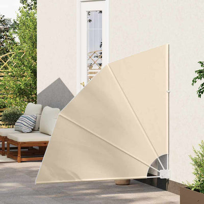 Parvekkeen yksityisyyden suoja Beige 140 x 140 cm kangas