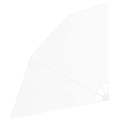 Valkoinen parvekkeen yksityisyyden suoja Diuta 140x140cm (kangas)