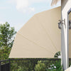 Parvekkeen yksityisyyden suoja Beige 210 x 210 cm kangas
