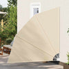 Parvekkeen yksityisyyden suoja Beige 210 x 210 cm kangas