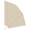 Parvekkeen yksityisyyden suoja Beige 210 x 210 cm kangas