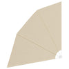 Parvekkeen yksityisyyden suoja Beige 210 x 210 cm kangas