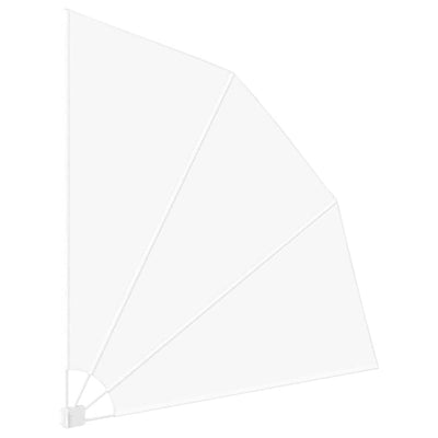 Valkoinen parvekkeen yksityisyyden suoja Alexadnru 210x210cm (kangas)