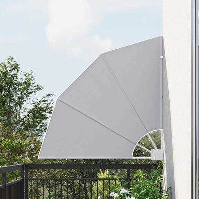 Harmaa parvekkeen yksityisyyden suoja Gabrian 115x115cm (kangas)