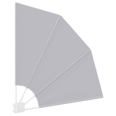 Harmaa parvekkeen yksityisyyden suoja Gabrian 115x115cm (kangas)