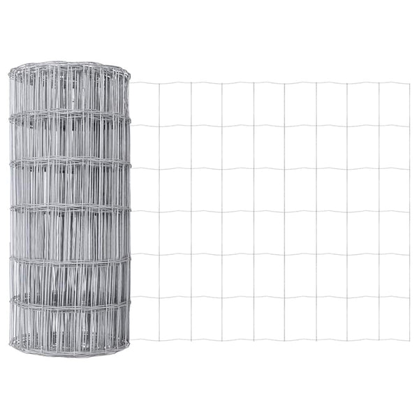 Euroaita 0,8 x 25 m PVC-pintainen rauta
