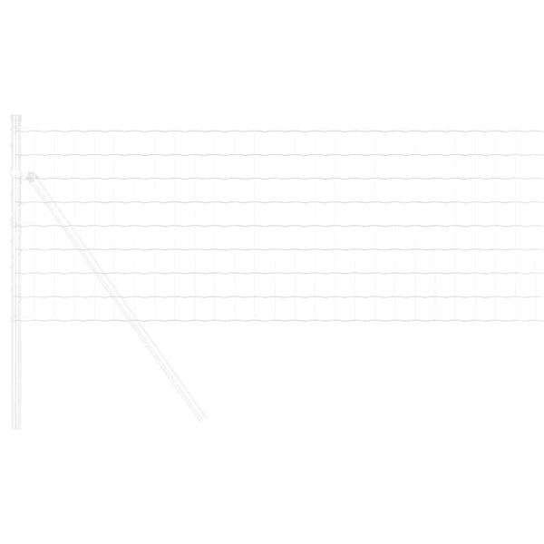 Euroaita 0,8 x 10 m PVC-pintainen rauta