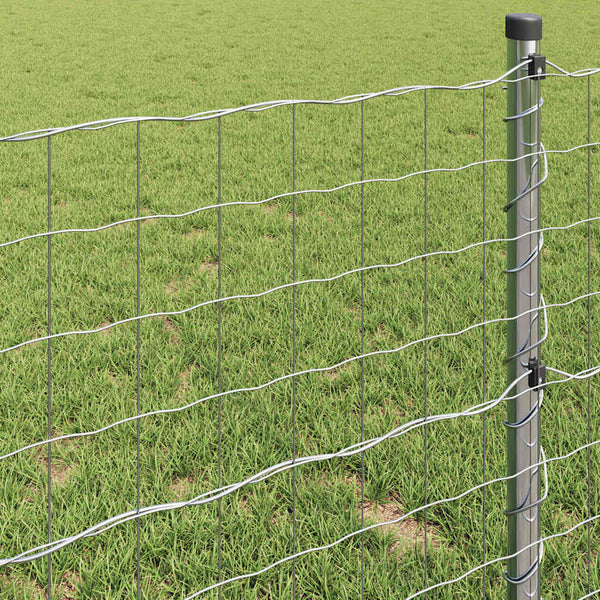 Euroaita 1,4 x 10 m PVC-pintainen rauta
