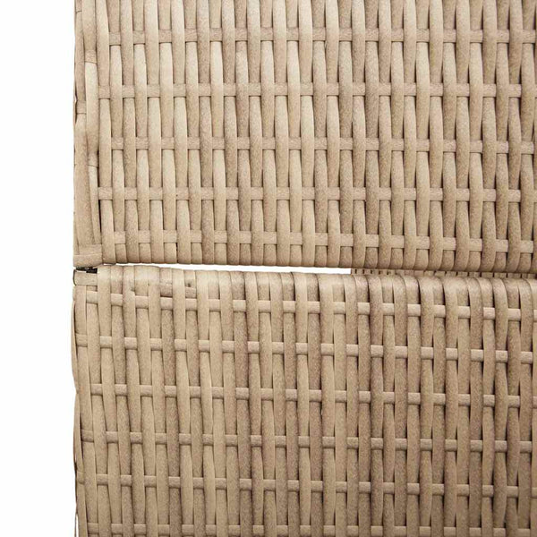 Huonejakaja Beige 147 x 180 cm polyrottinki