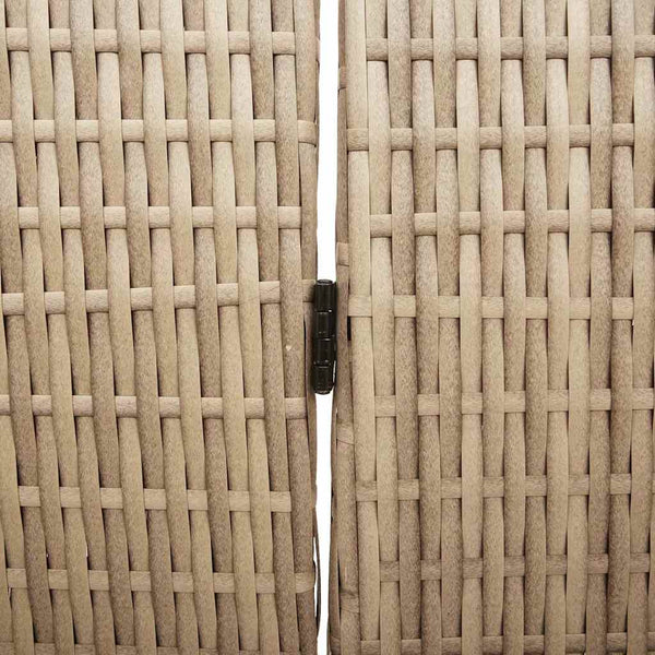 Huonejakaja Beige 147 x 180 cm polyrottinki