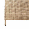 Huonejakaja Beige 242 x 180 cm polyrottinki