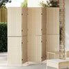 Huonejakaja Beige 242 x 180 cm polyrottinki